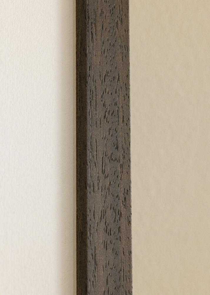 Marco Brown Wood Vidrio acrlico 60x90 cm
