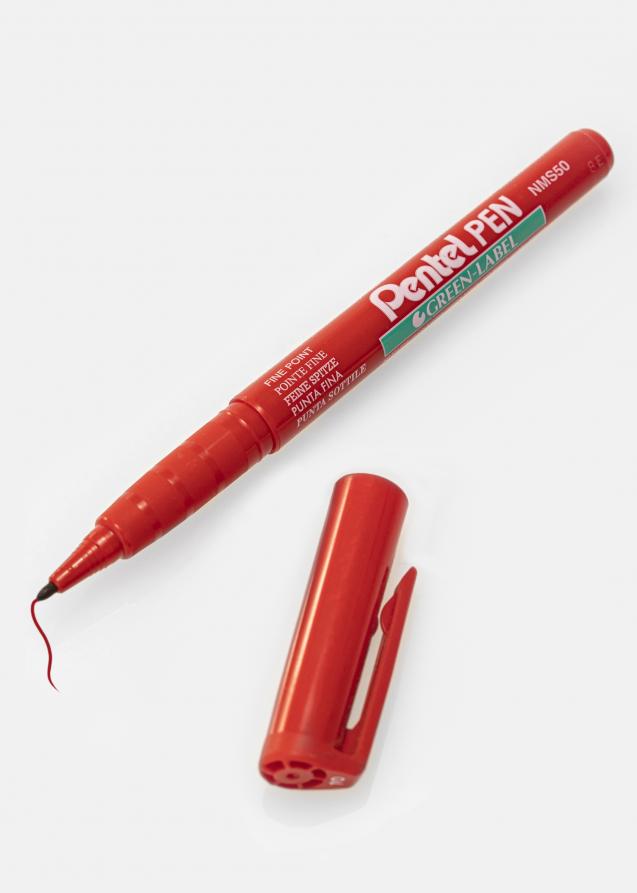 Pentel NMS50-B - Rojo Bolígrafo para álbum - 1 mm
