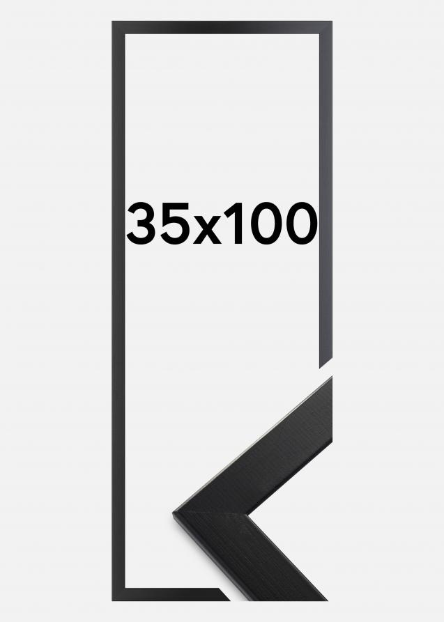Marco Trendline Vidrio acrílico Negro 35x100 cm