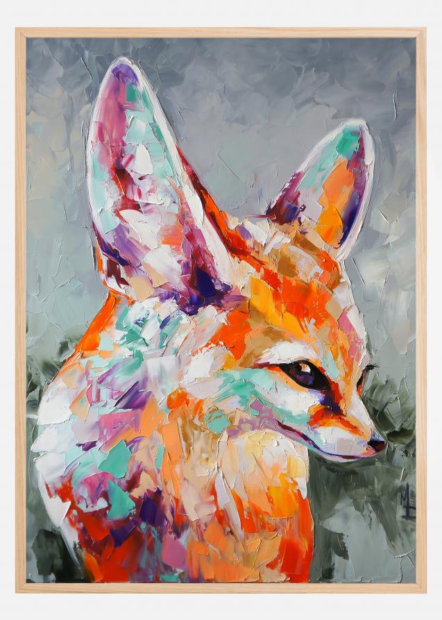Fox Painting Póster