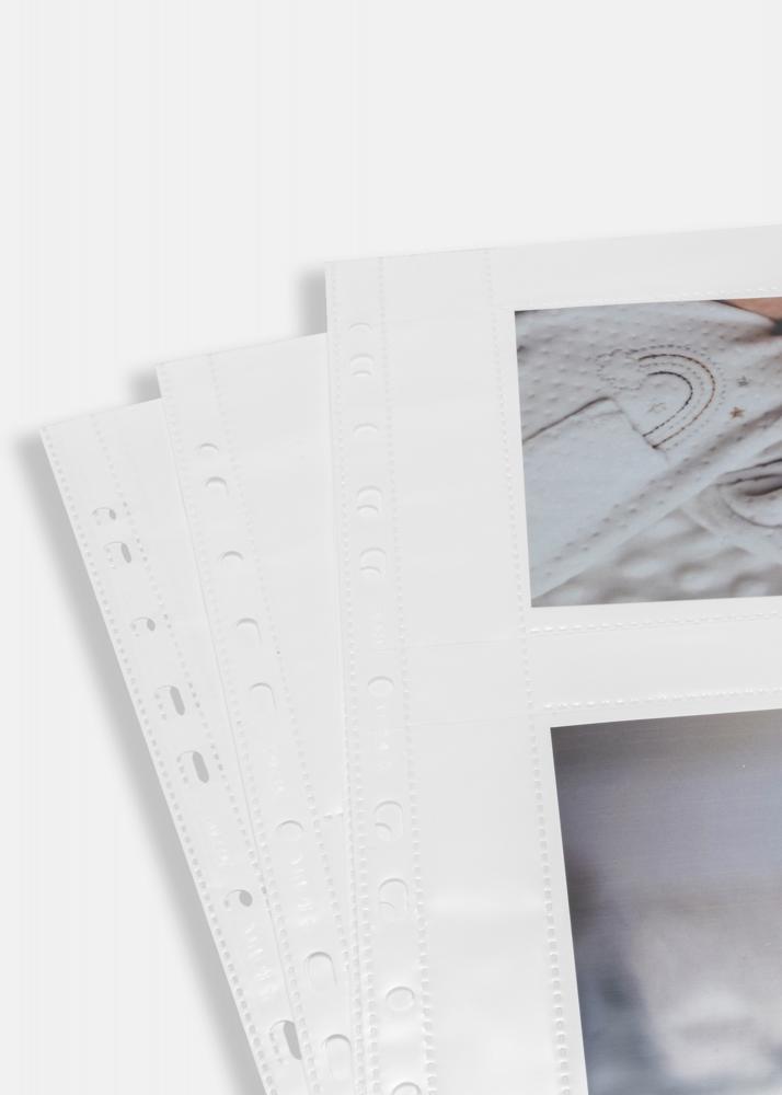 Herma Fundas para fotos 10x15 cm horizontal - 10 piezas Blancas