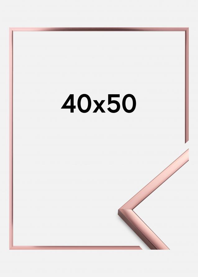 Marco Póster Frame Aluminum Oro rosado 40x50 cm