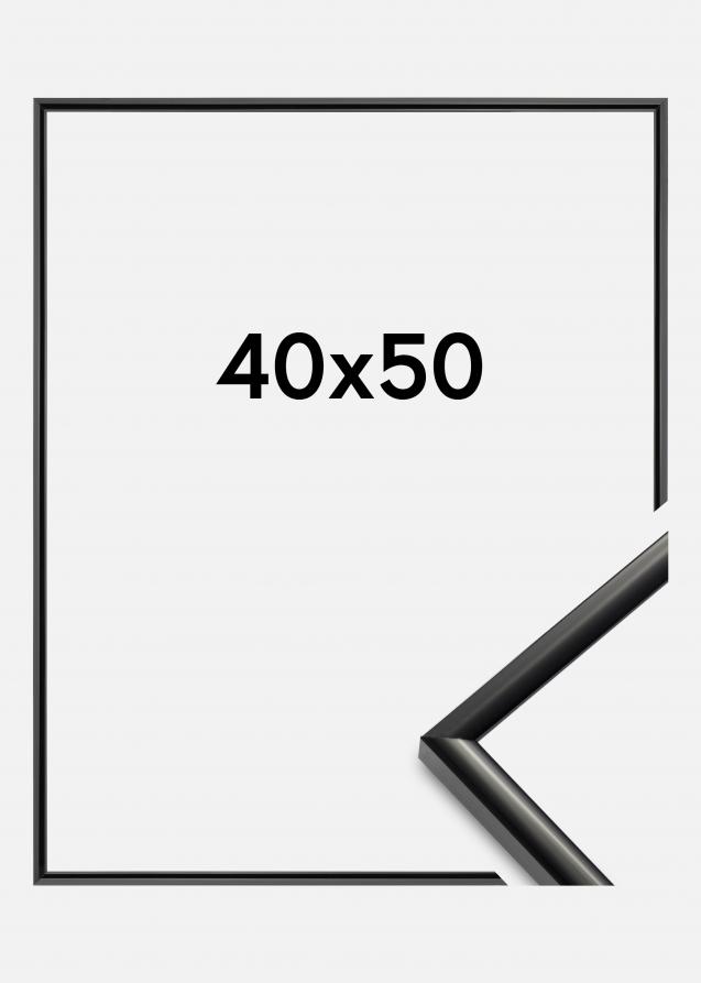 Marco New Lifestyle Vidrio acrílico Negro 40x50 cm