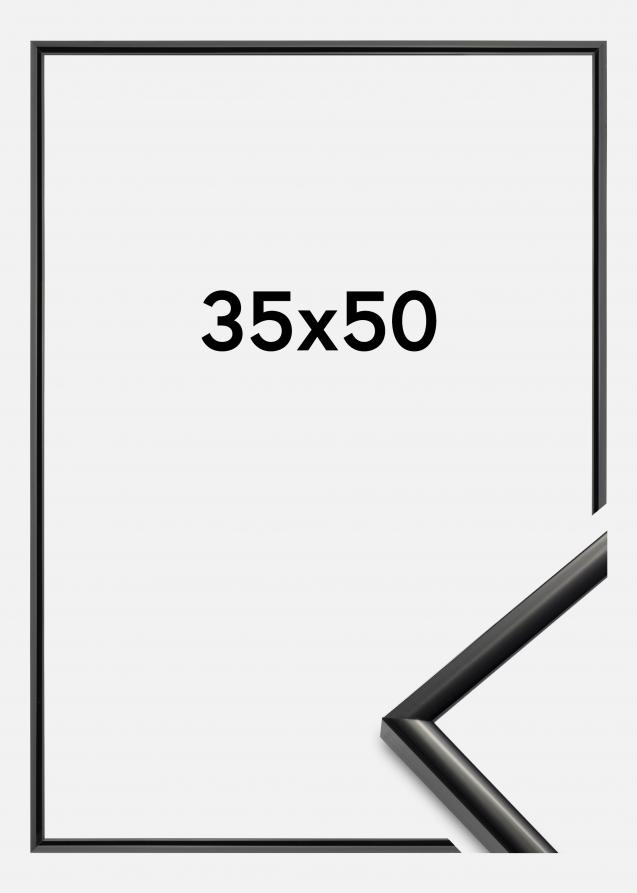 Marco New Lifestyle Vidrio acrílico Negro 35x50 cm