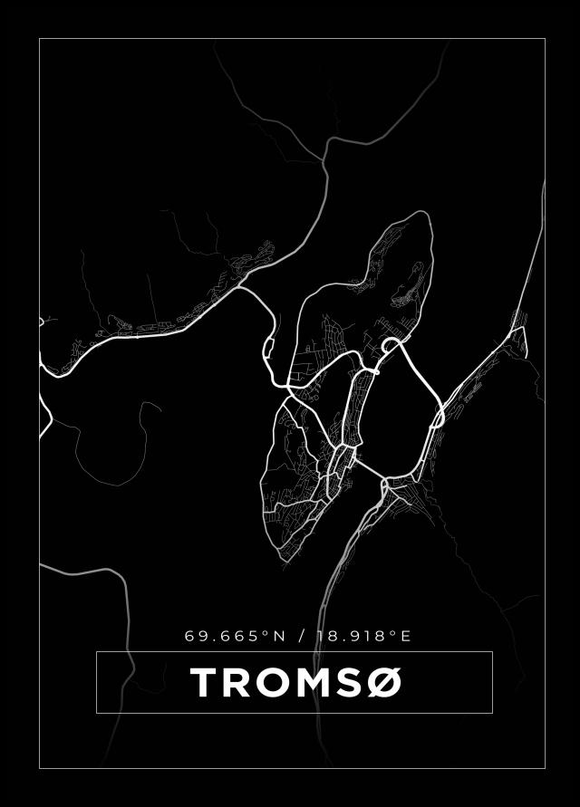 Mapa - Tromsø - Cartel Negro