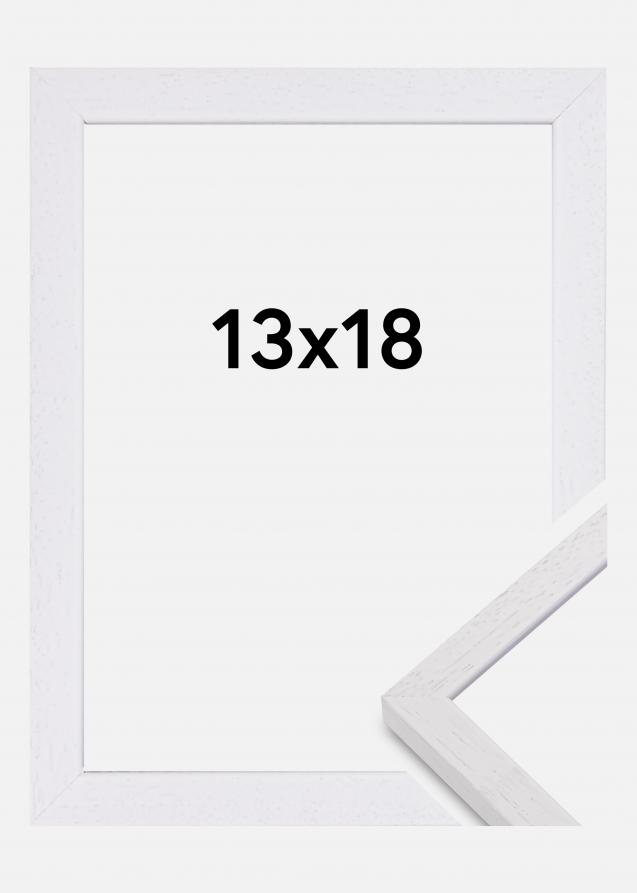 Marco Glendale Mate Vidrio antirreflectante Blanco 13x18 cm