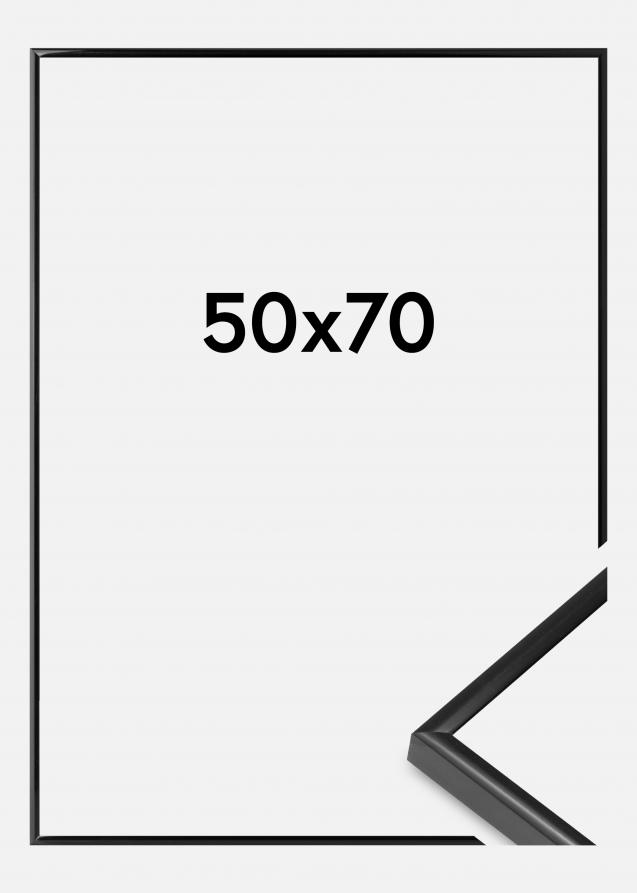 Marco BGA Modern Style Vidrio acrílico Negro 50x70 cm