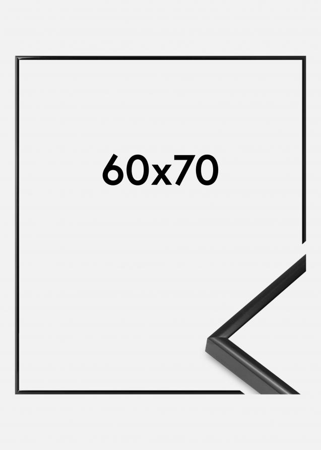 Marco BGA Modern Style Vidrio acrílico Negro 60x70 cm