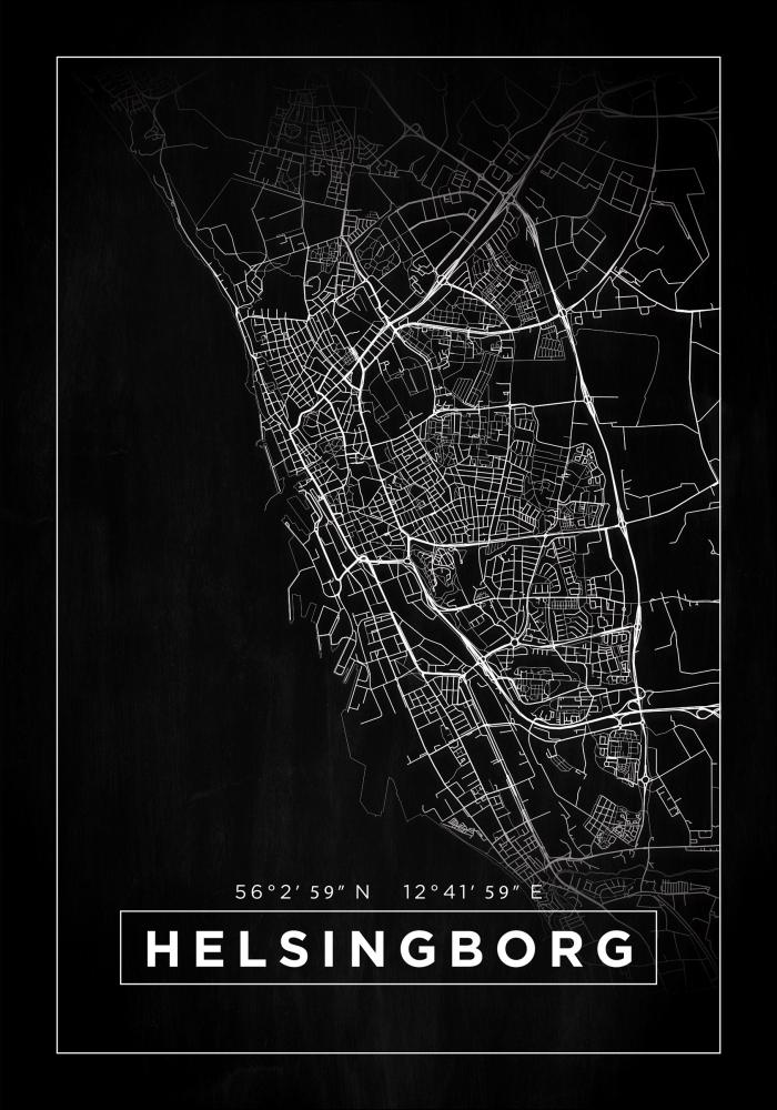 Mapa - Helsingborg - Cartel Negro