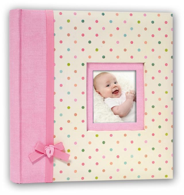 Kara Álbum para bebés Rosa - 200 Fotos en formato 11x15 cm