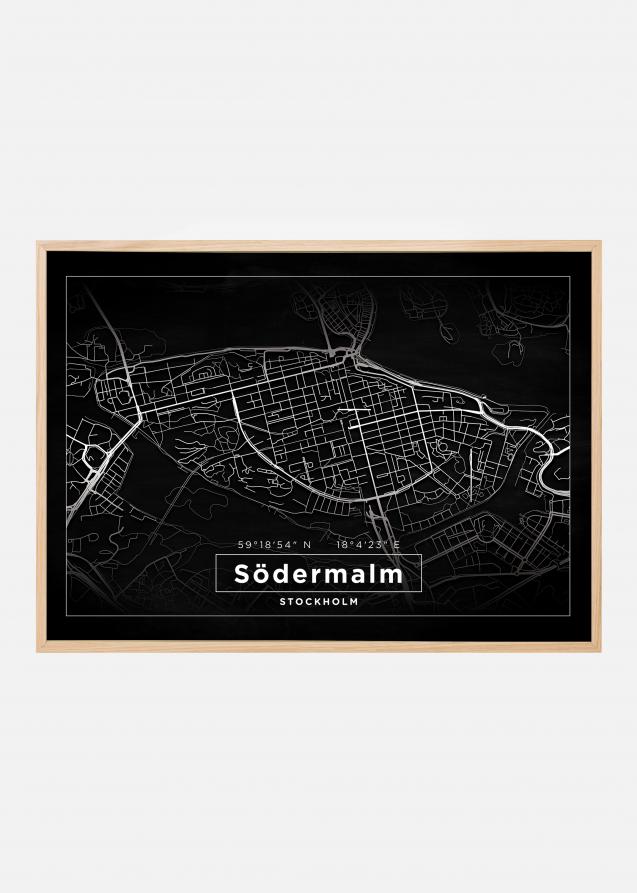 Mapa - Södermalm - Cartel Negro