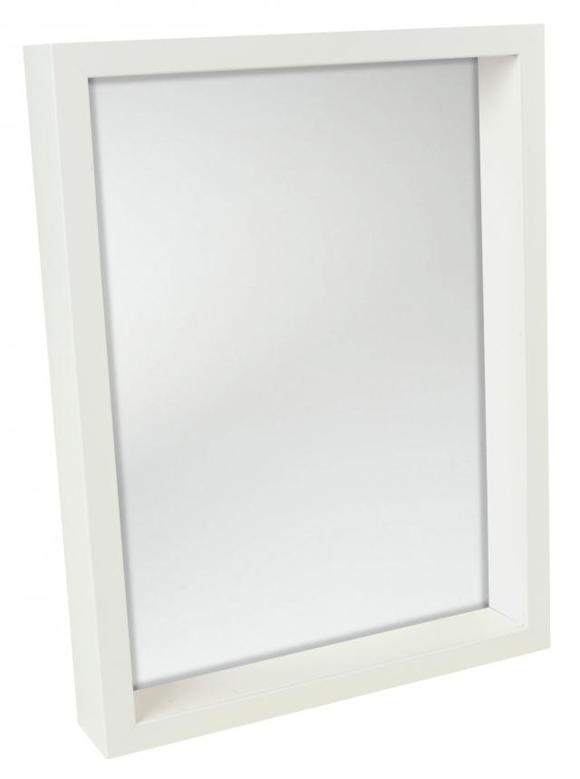 Espejo Sala Blanco - Tamaño personalizable