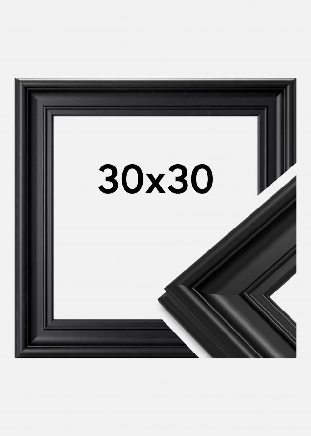 Marco Mora Premium Vidrio acrílico Negro 30x30 cm
