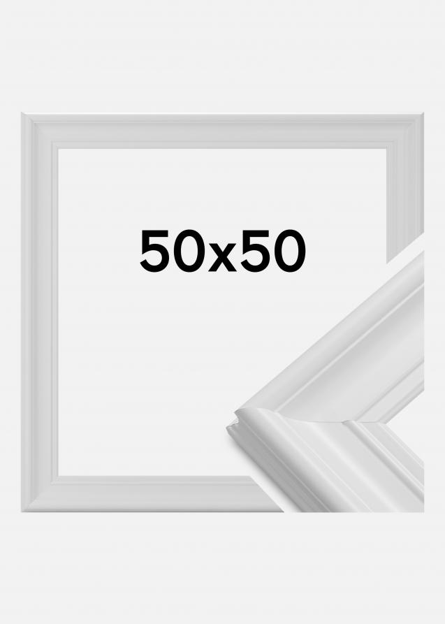 Marco Mora Premium Vidrio acrílico Blanco 50x50 cm