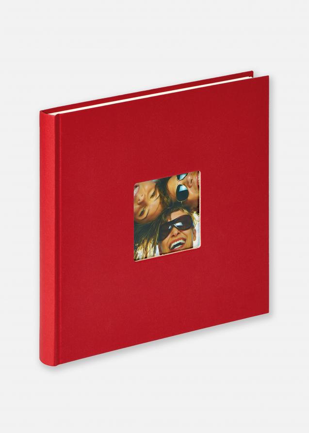 Fun Álbum Rojo - 26x25 cm (40 Páginas blancas / 20 hojas)