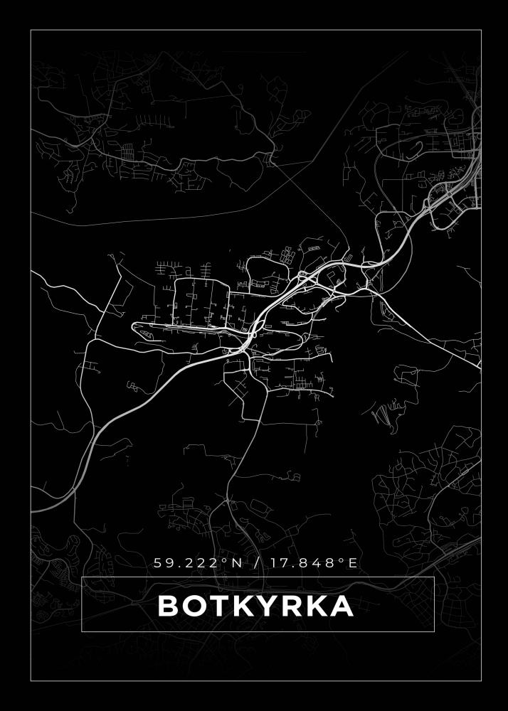 Mapa - Botkyrka - Cartel Negro