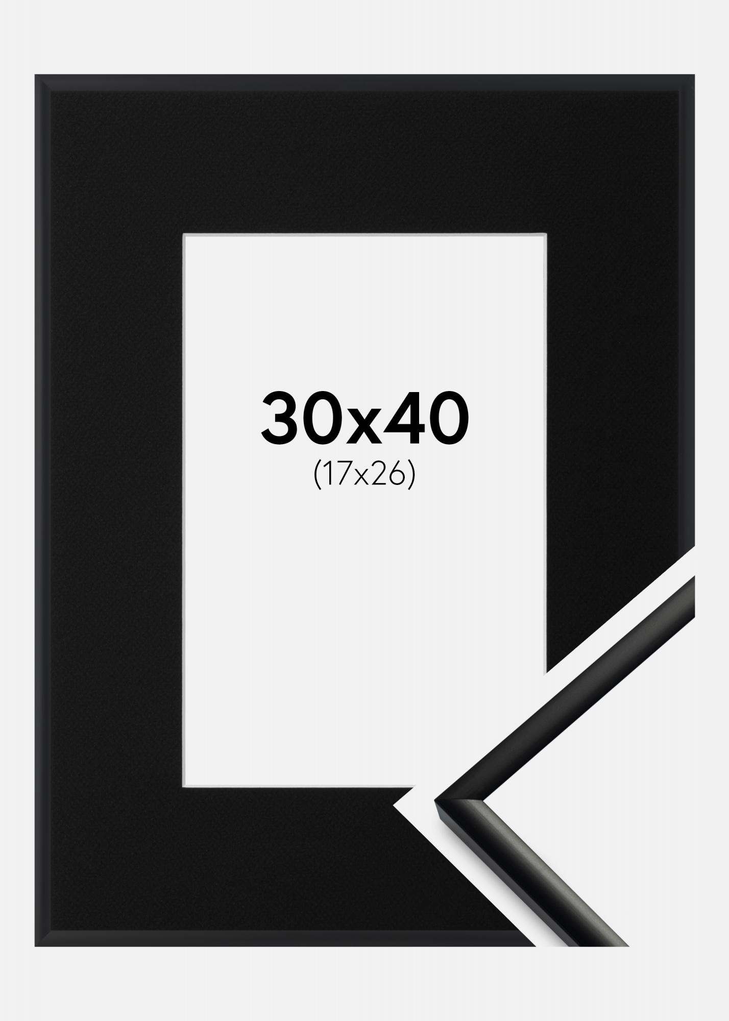 Compra Marco New Lifestyle Dorado 30x40 cm - Paspartú Negro 21x30 cm aquí 