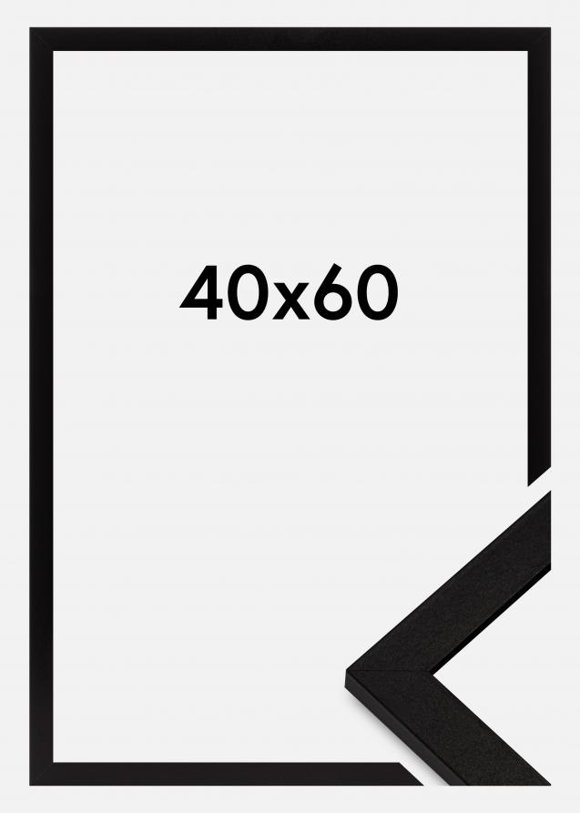 Marco BGA Classic Vidrio acrílico Negro 40x60 cm