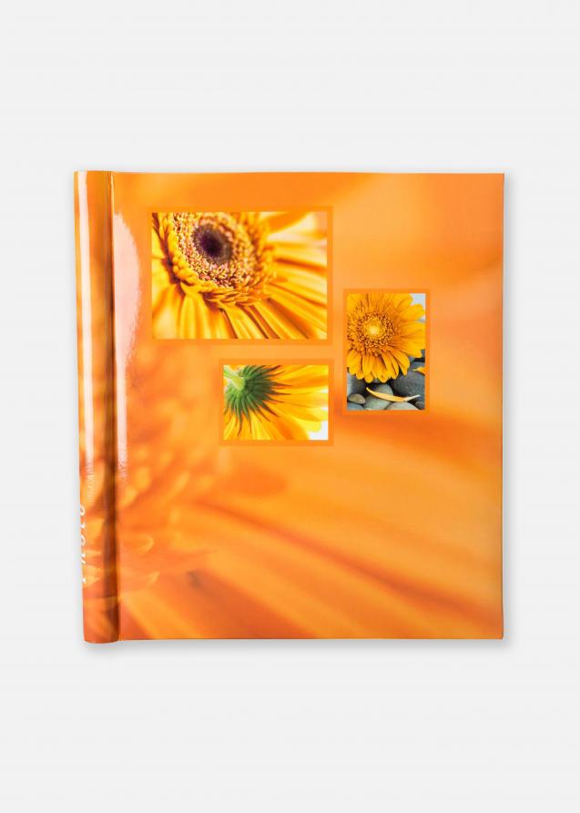 Singo Álbum Autoadhesivo Naranja (20 Páginas blancas / 10 hojas)