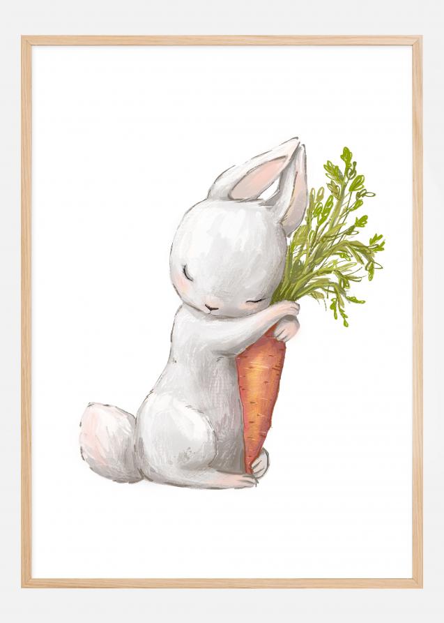 Rabbit Carrot Póster