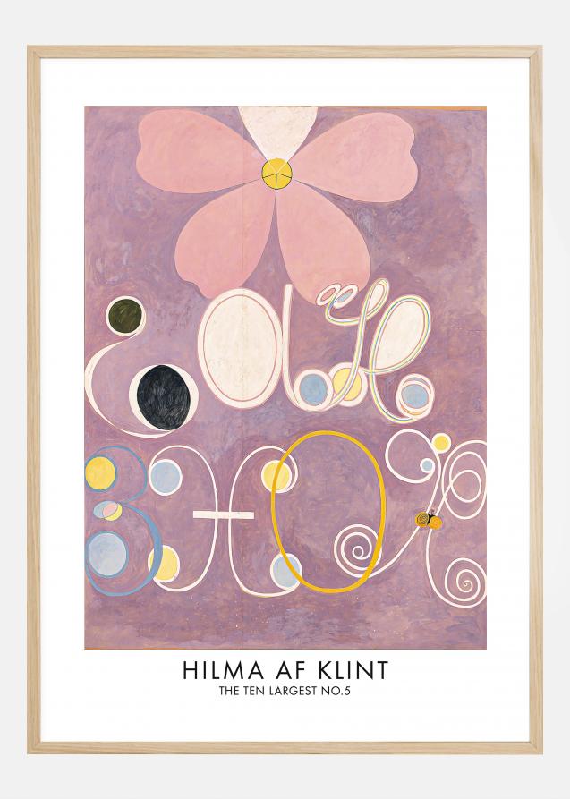 Hilma af Klint - The Ten Largest No.5 Póster