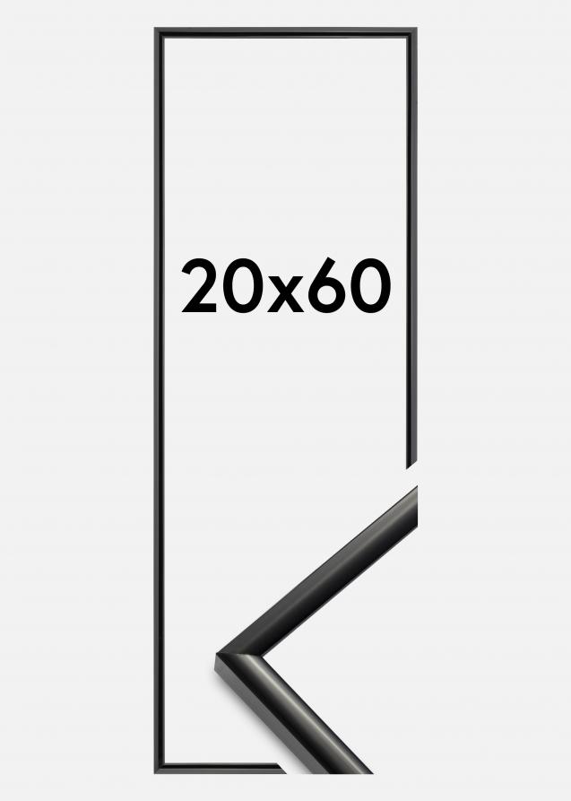 Marco New Lifestyle Vidrio acrílico Negro 20x60 cm