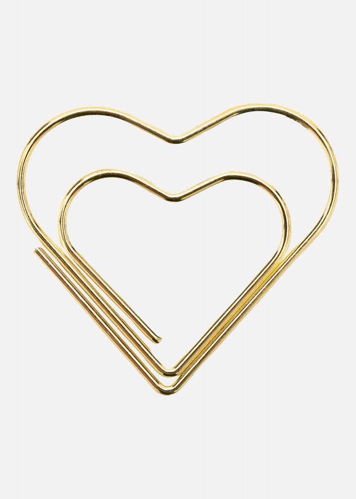 PAC Metlico Paperclip Heart Guld