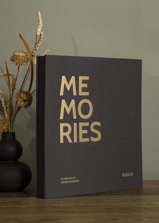 KAILA Álbum de fotos Memories Negro - 300 Fotos en formato 10x15 cm