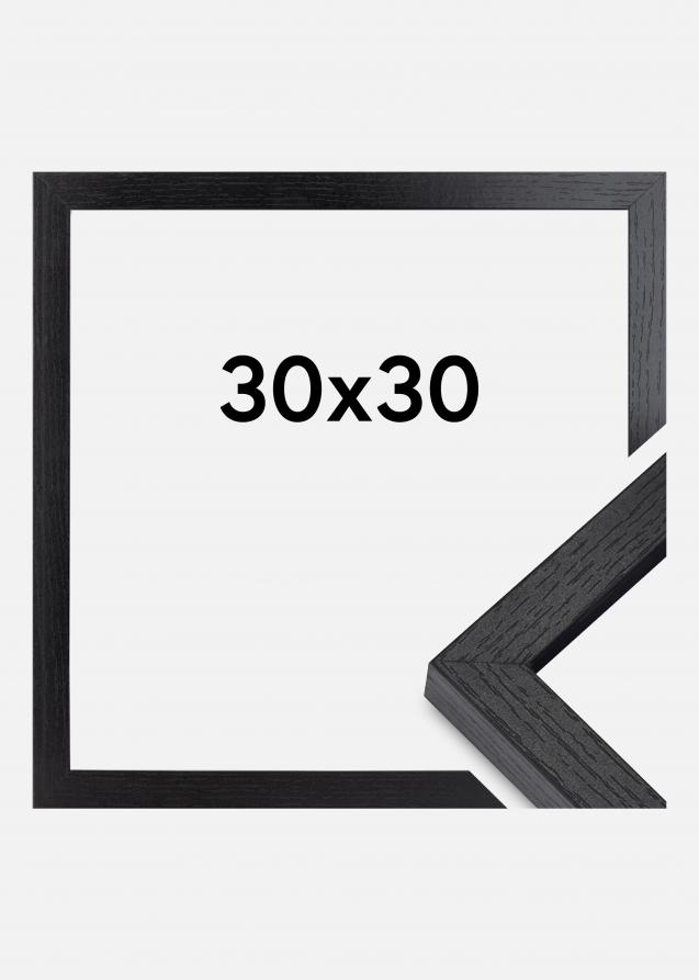 BGA Marco caja Vidrio acrílico Negro 30x30 cm