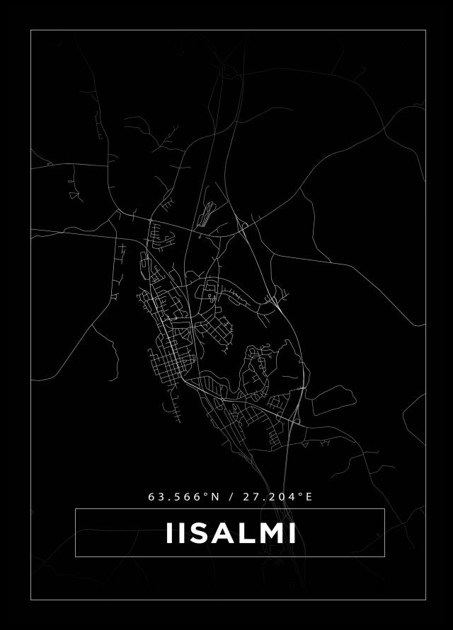Mapa - Iisalmi - Cartel Negro
