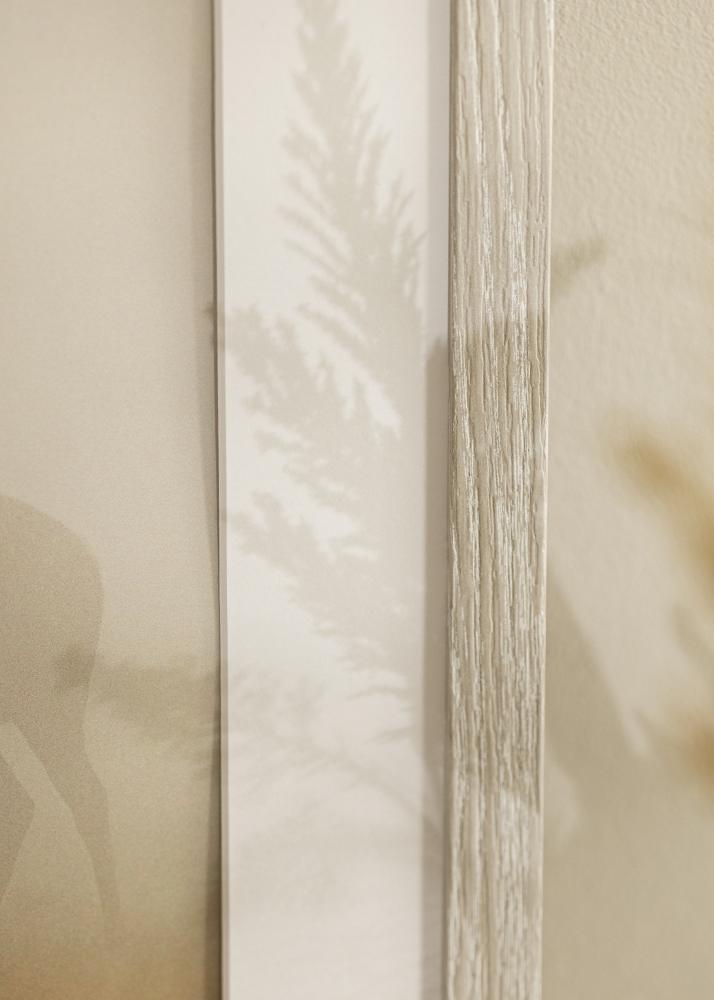 Marco Stilren Vidrio acrlico Light Grey Oak 50x70 cm