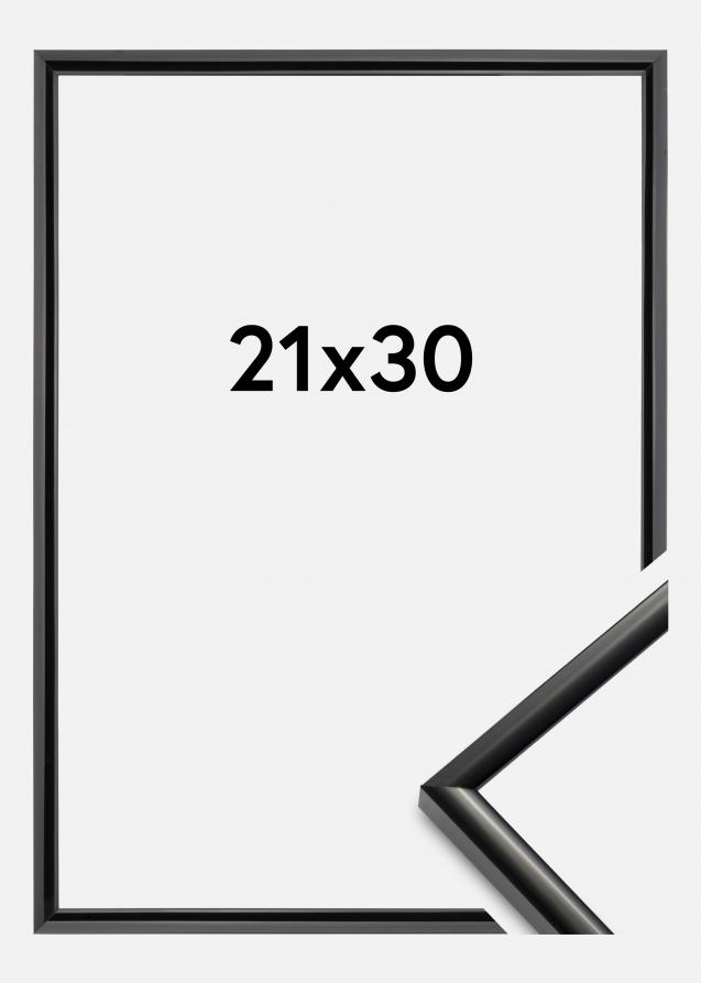 Marco New Lifestyle Vidrio acrílico Negro 21x30 cm