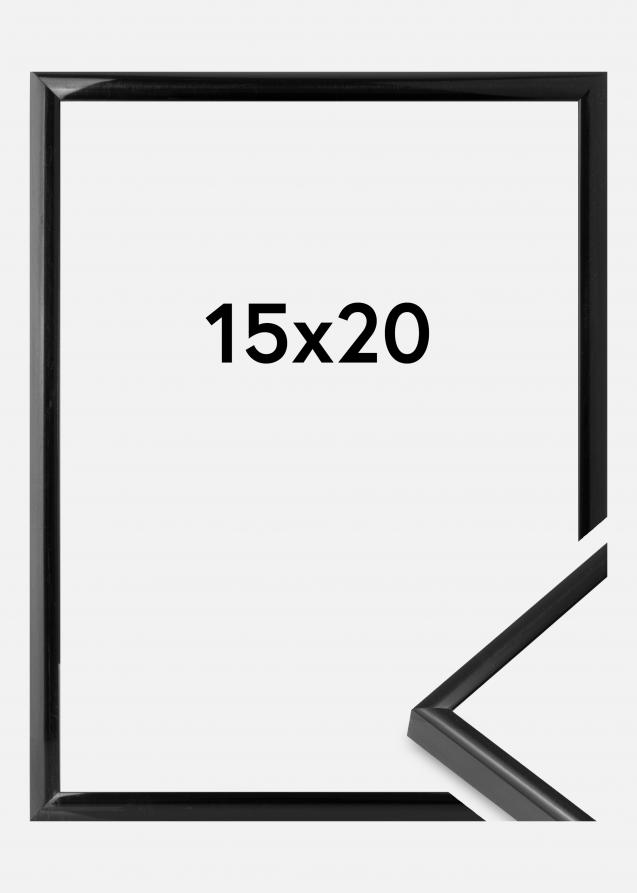 Marco BGA Modern Style Vidrio acrílico Negro 15x20 cm