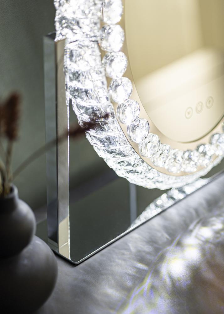 KAILA Espejo tocador Crystal LED 40x50 cm