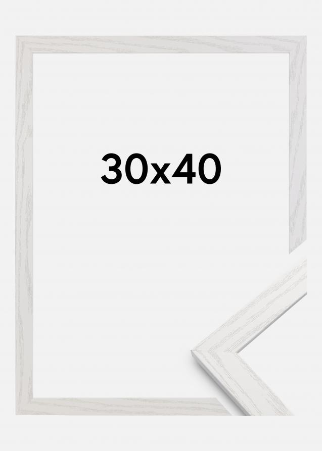 Marco Stilren Vidrio acrílico White Oak 30x40 cm