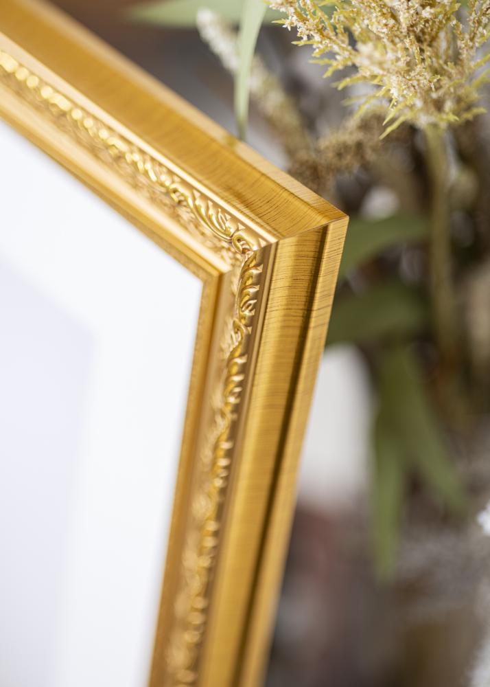 Marco Ornate Vidrio acrlico Dorado 40x50 cm