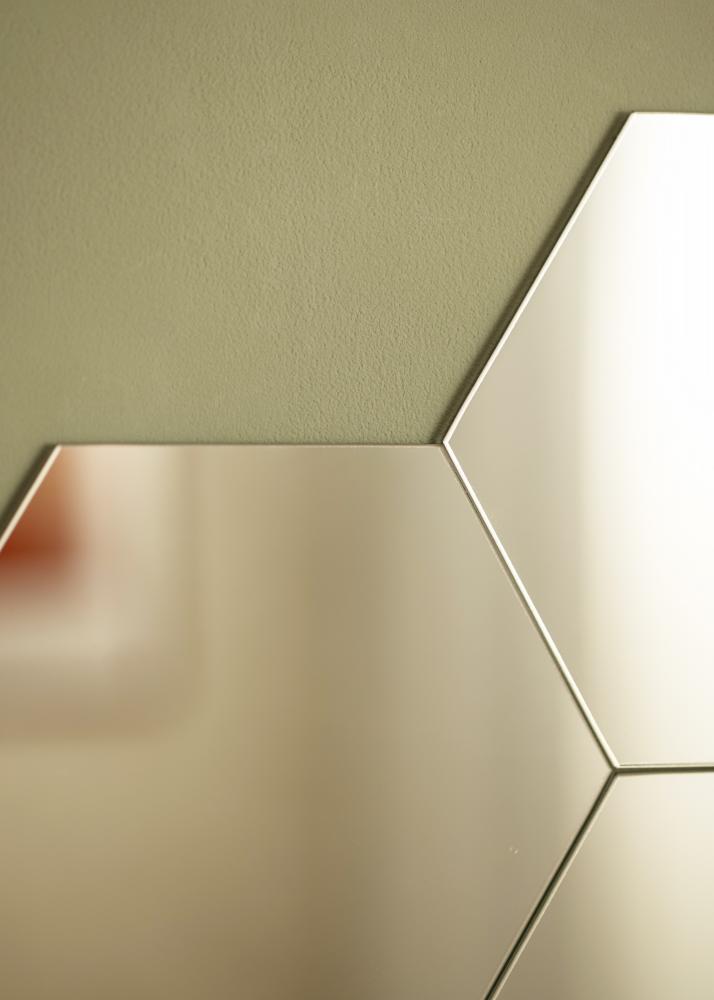 Espejo Set Hexagon 18x21 cm - 5 uds.