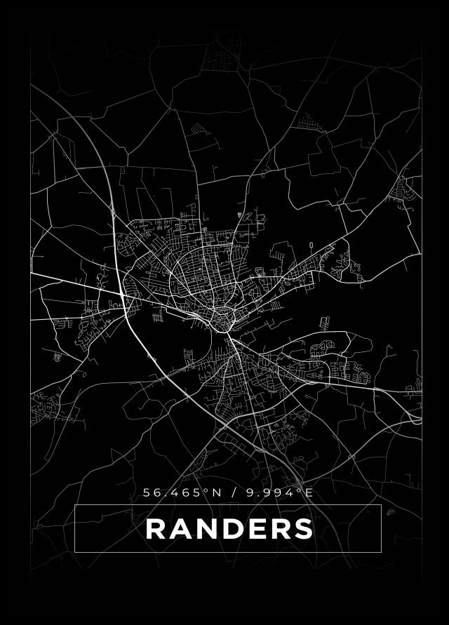 Mapa - Randers - Cartel Negro