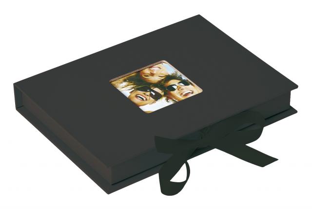 Fun Caja de fotos - Negro (Para 70 Fotos en formato 10x15 / 13x18 cm format)