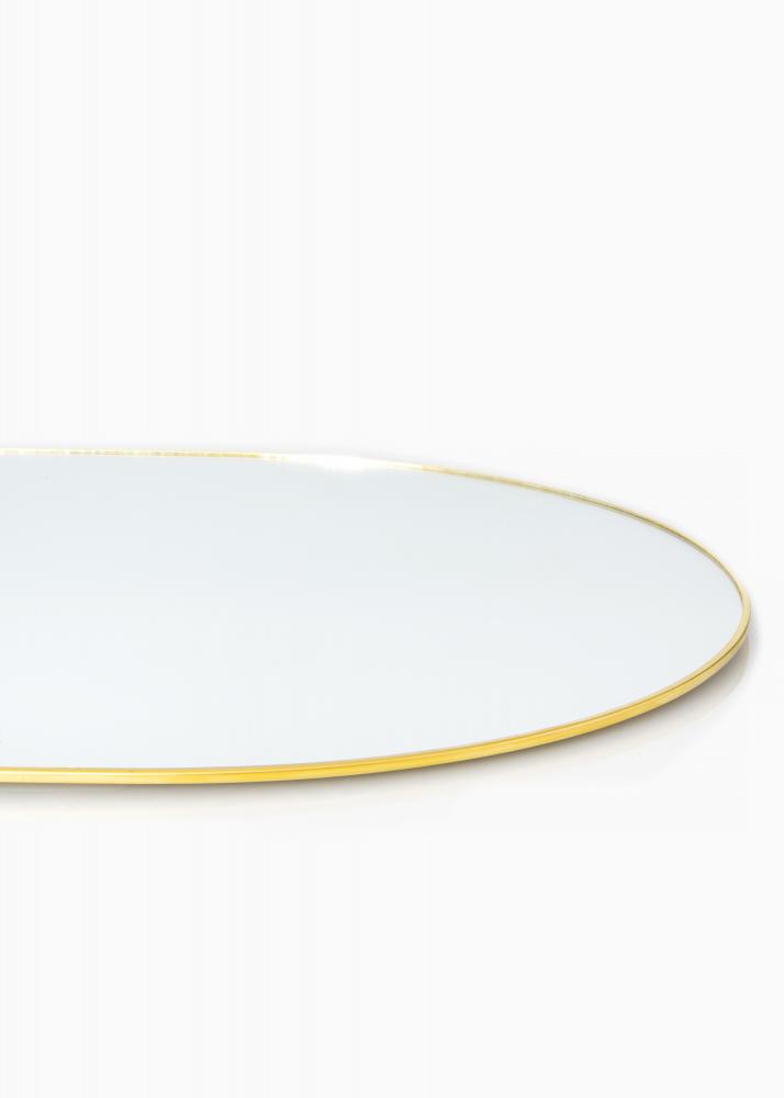 KAILA Ovalado Mirror - Thin Brass 35x80 cm