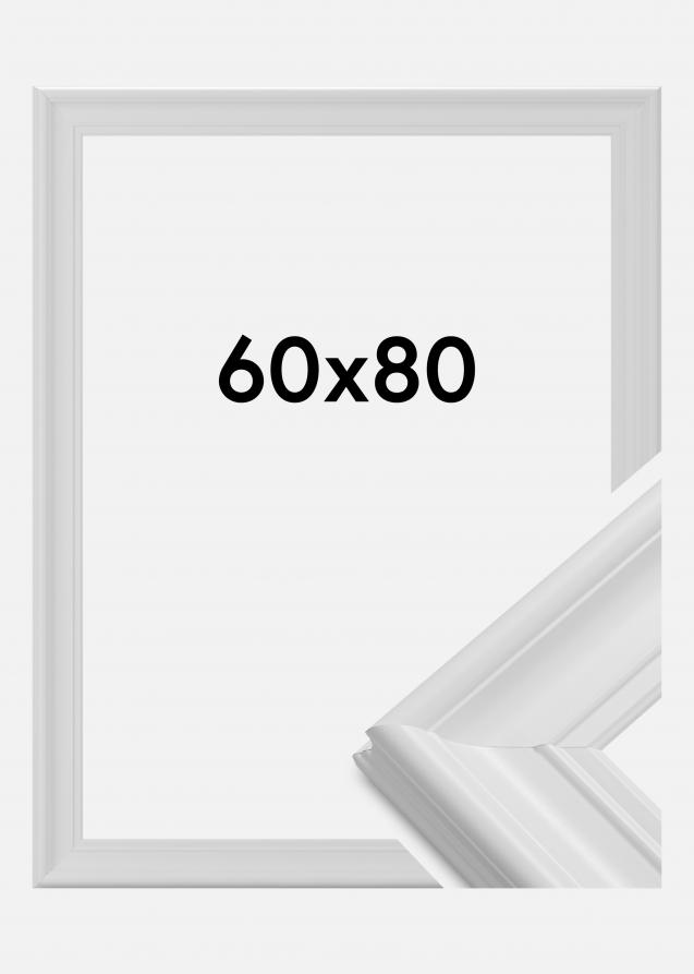 Marco Mora Premium Vidrio acrílico Blanco 60x80 cm