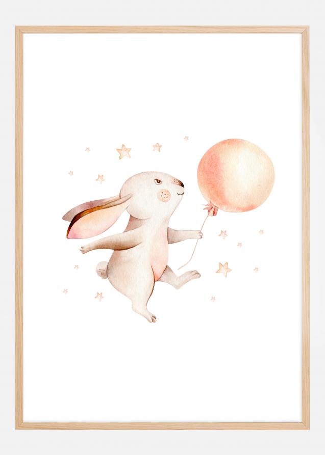 Rabbit Balloon Póster