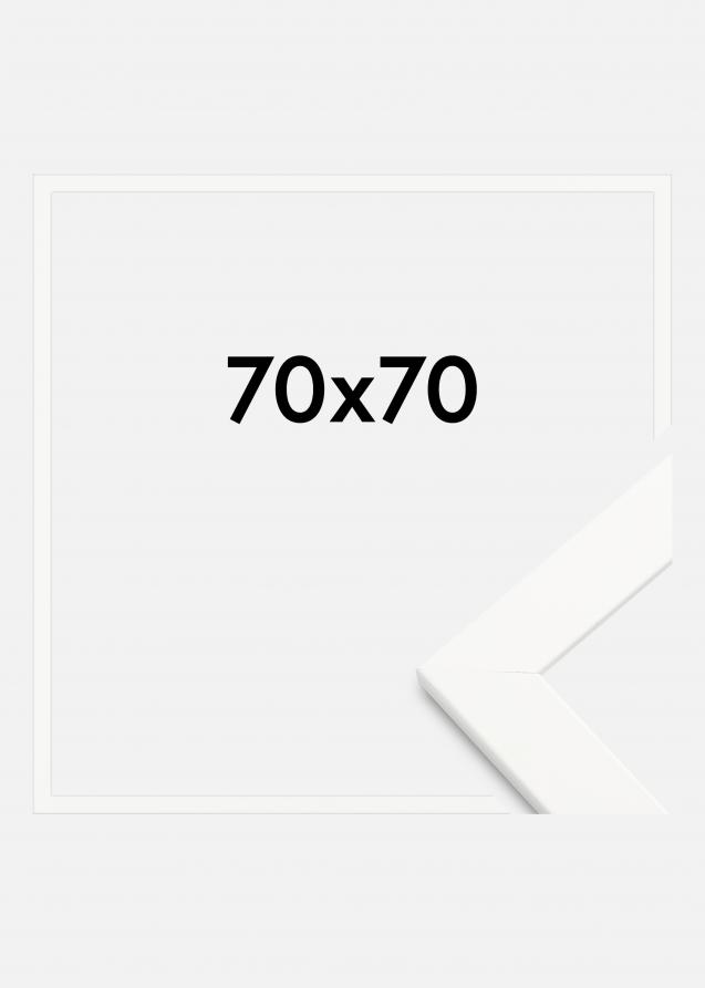 Marco Trendline Vidrio acrílico Blanco 70x70 cm