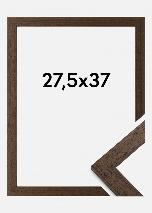 Marco Brown Wood Vidrio acrílico 27,5x37 cm
