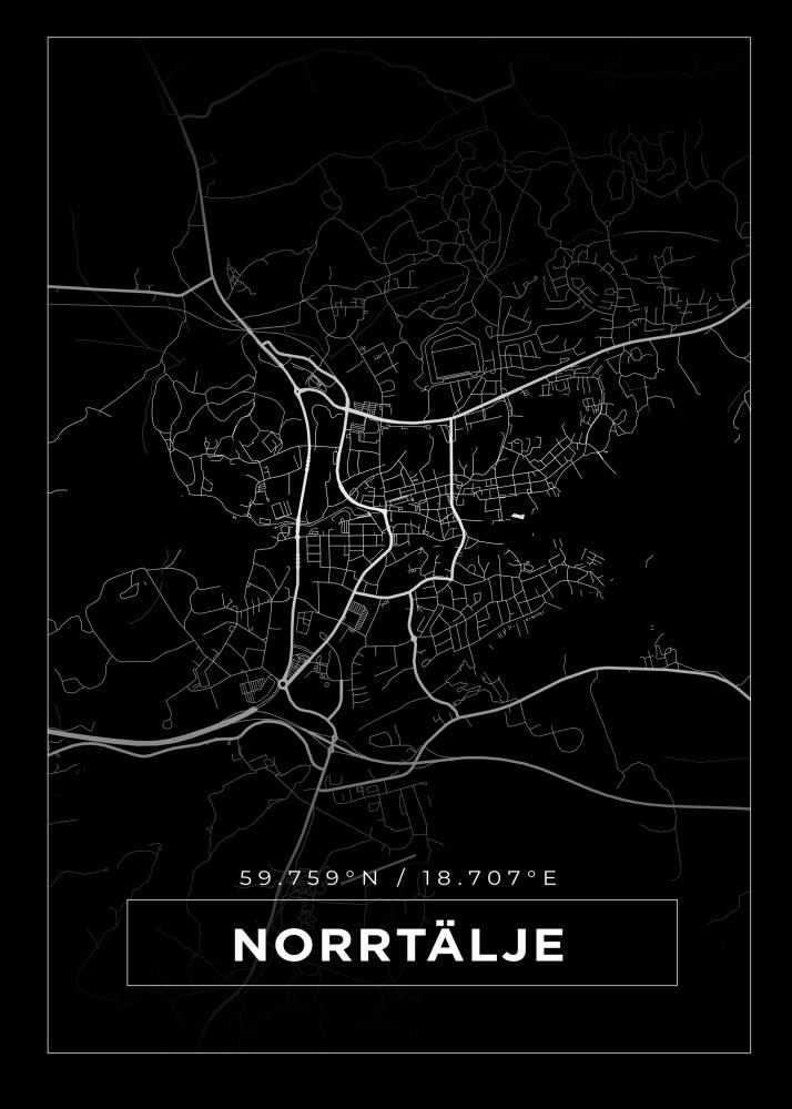 Mapa - Norrtlje - Cartel Negro
