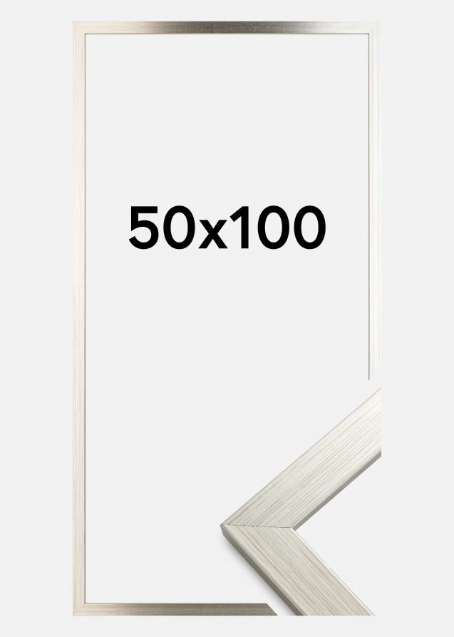 Marco Silver Wood Vidrio acrílico 50x100 cm