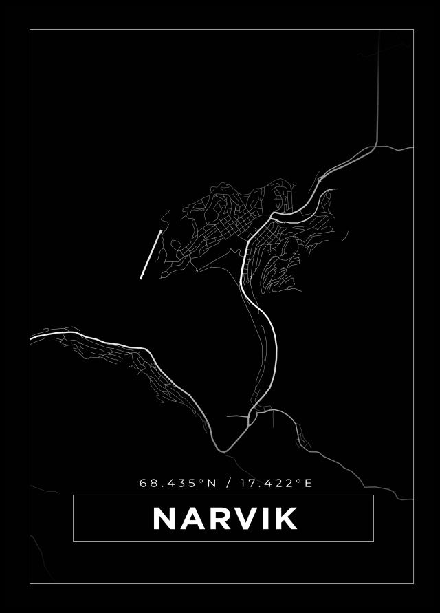 Mapa - Narvik - Cartel Negro