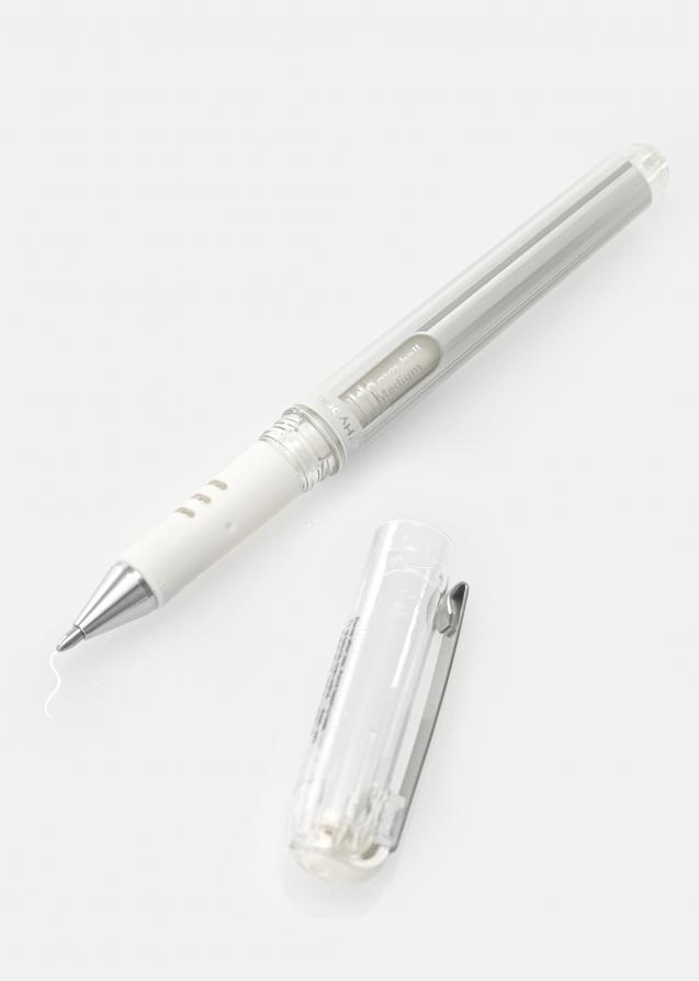 Pentel K230-WO - Metálico Blanco Bolígrafo para álbum - 1 mm