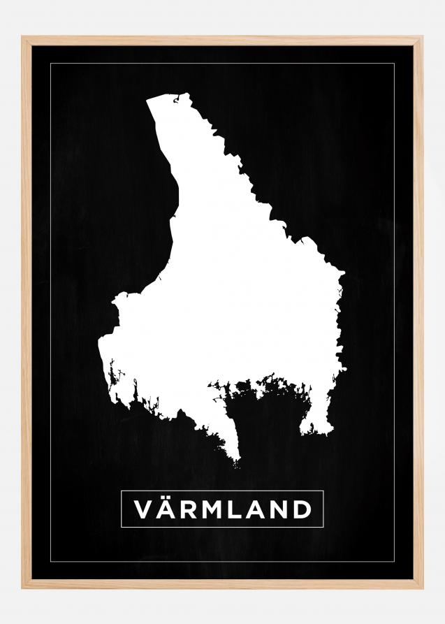 Mapa - Värmland - Cartel Negro
