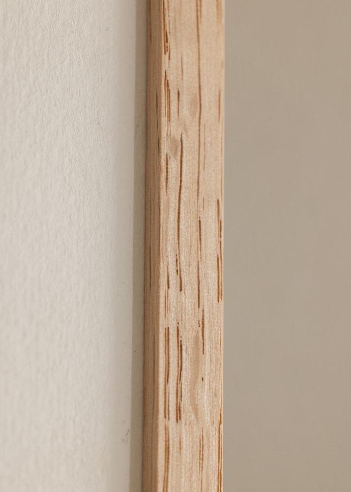Marco Roble fino 28x35 cm - Paspart Blanco 20x25 cm
